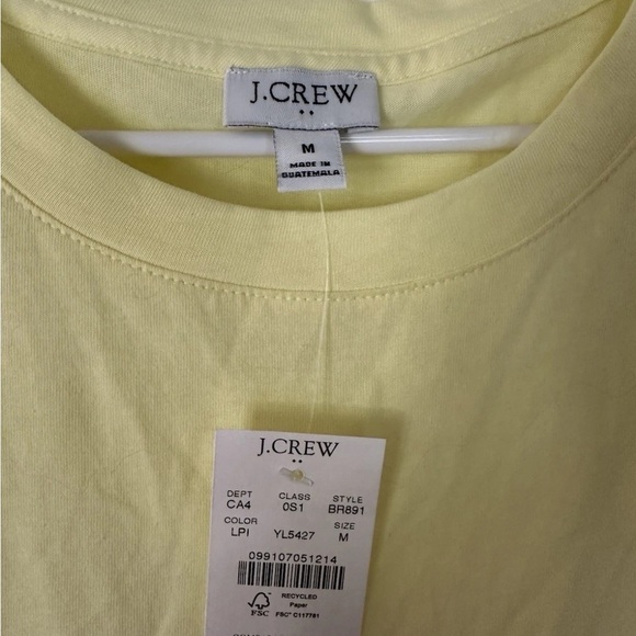 J. Crew Soft Yellow Casual Dress - Picture 2 of 3